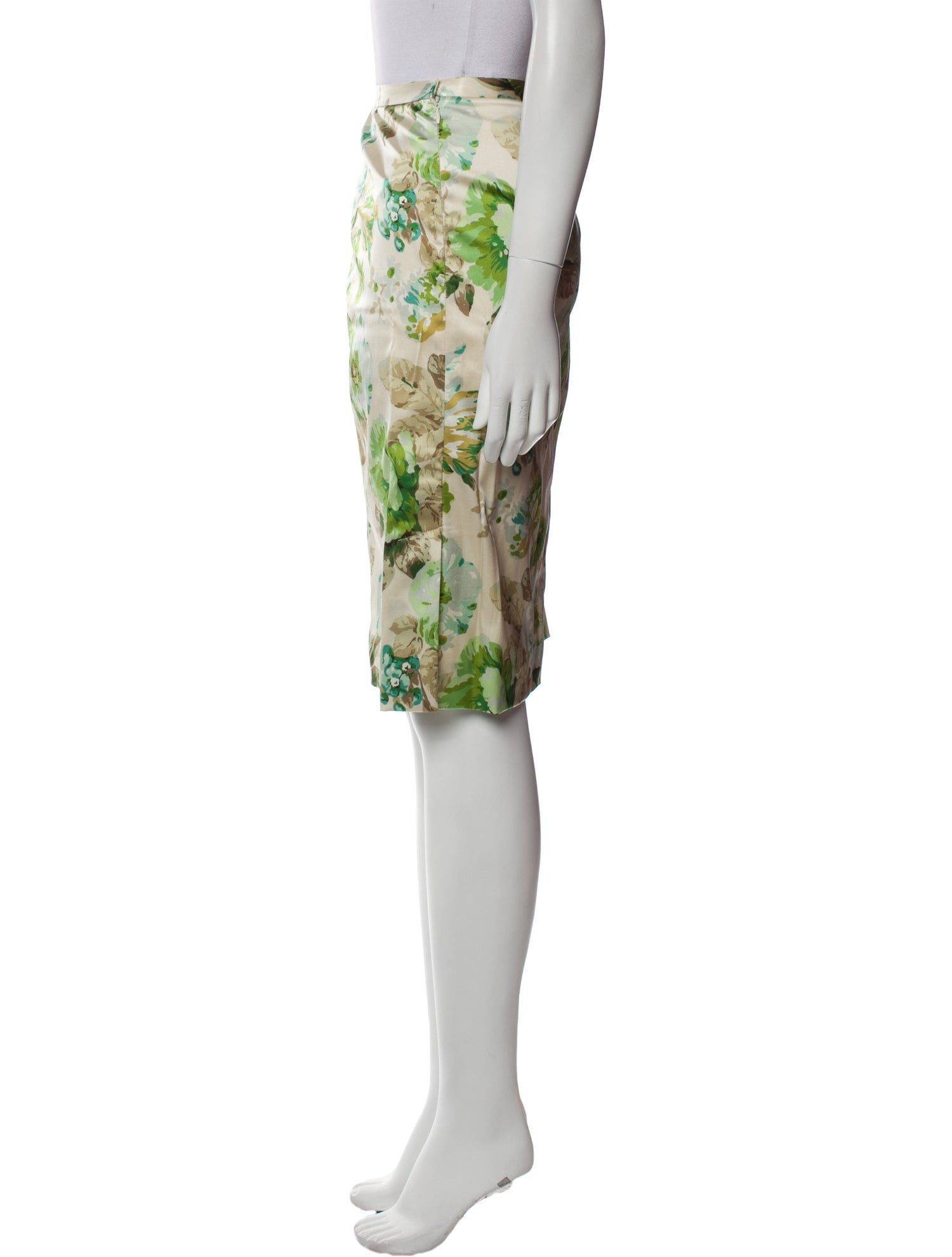 Dolce & Gabbana Floral Print Knee-Length Skirt