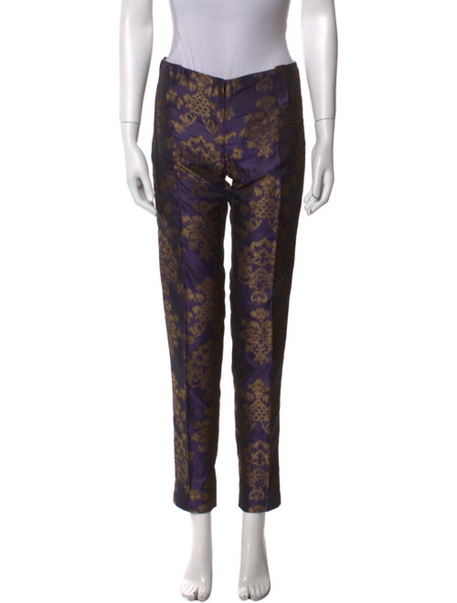 Dolce & Gabbana Printed Straight Leg Pants