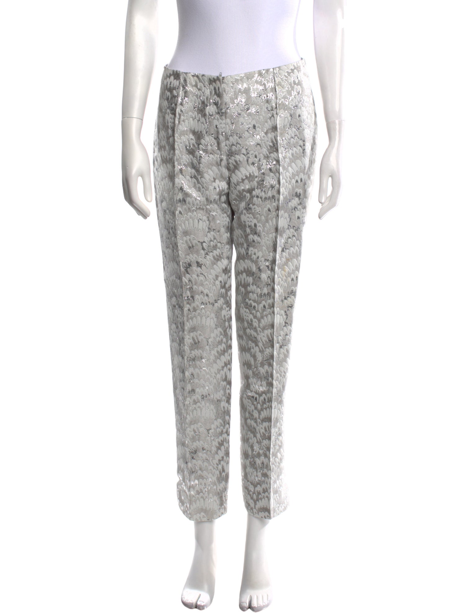 Dolce & Gabbana Printed Straight Leg Pants