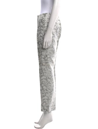 Dolce & Gabbana Printed Straight Leg Pants