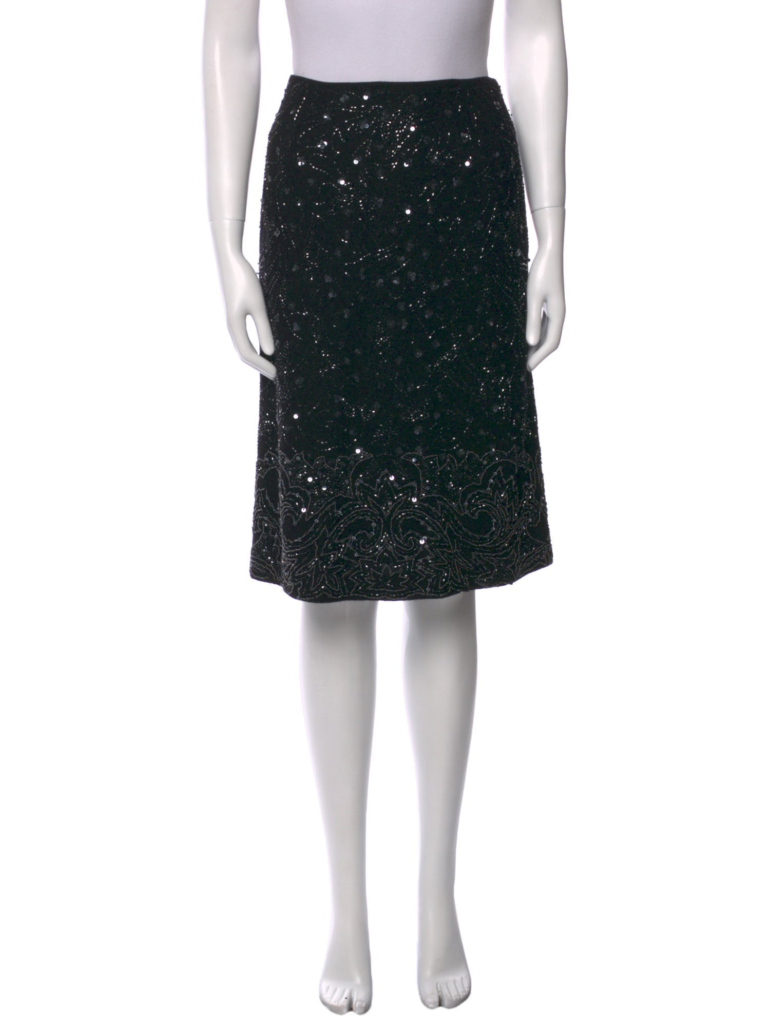 Dolce & Gabbana Wool Knee-Length Skirt