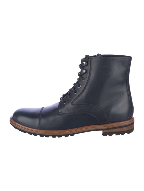 Dolce & Gabbana Leather Combat Boots