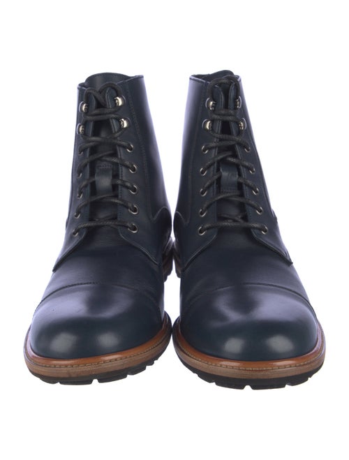 Dolce & Gabbana Leather Combat Boots