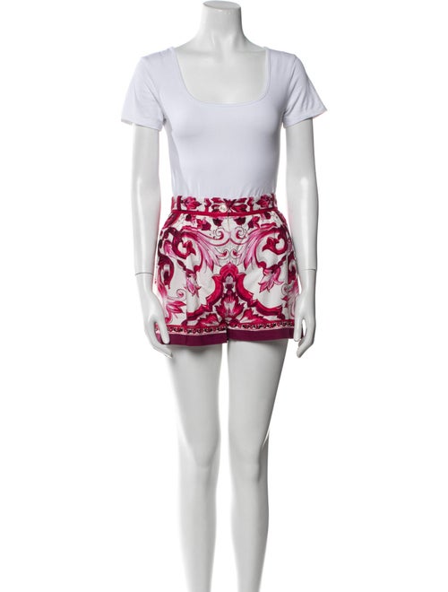 Dolce & Gabbana Linen Printed Short Set