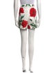 Dolce & Gabbana Floral Print Mini Shorts