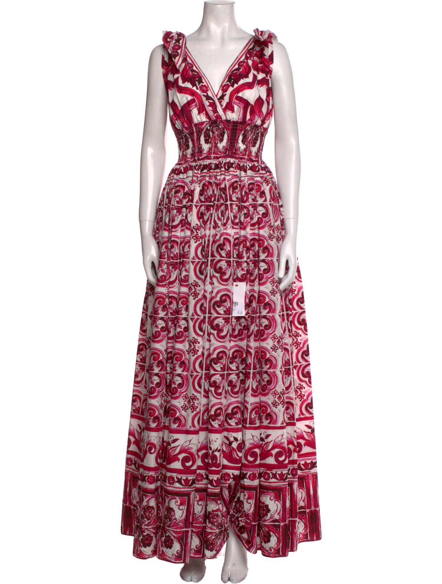Dolce & Gabbana Printed Long Dress w/ Tags