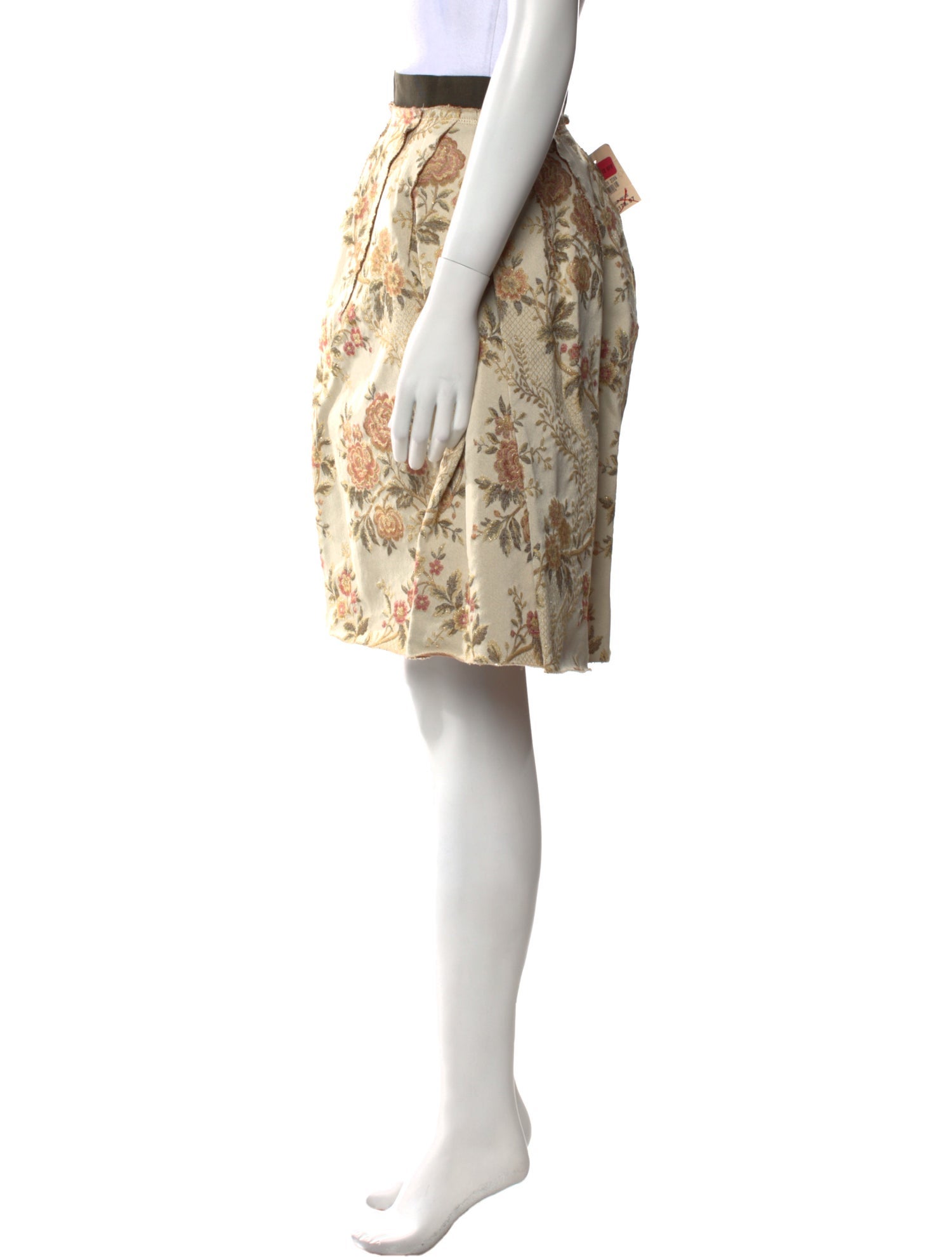 Dolce & Gabbana Floral Print Knee-Length Skirt