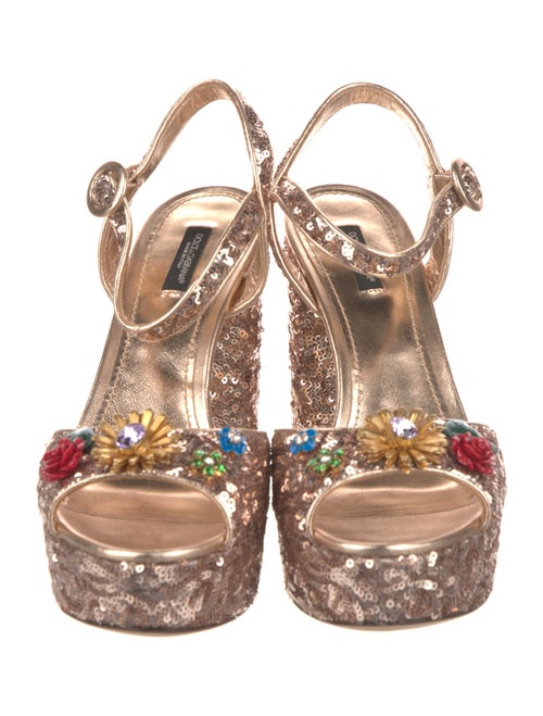 Dolce & Gabbana Sequins Sandals