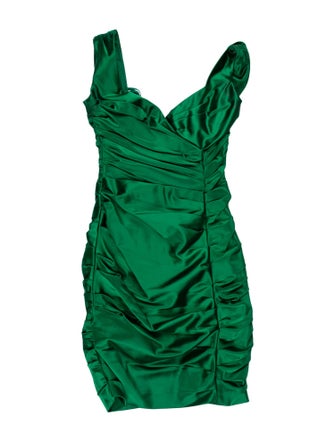 Dolce & Gabbana Cowl Neck Mini Dress