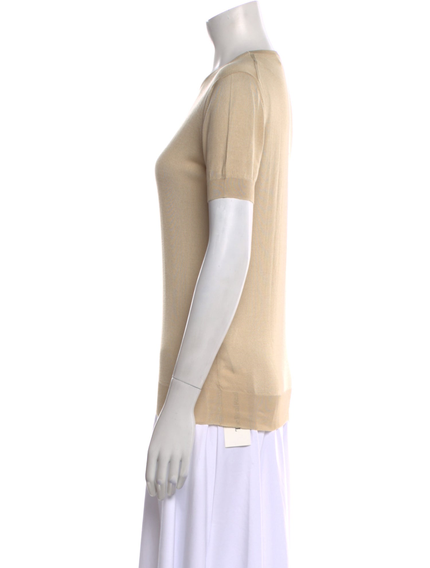 Dolce & Gabbana Silk Crew Neck T-Shirt