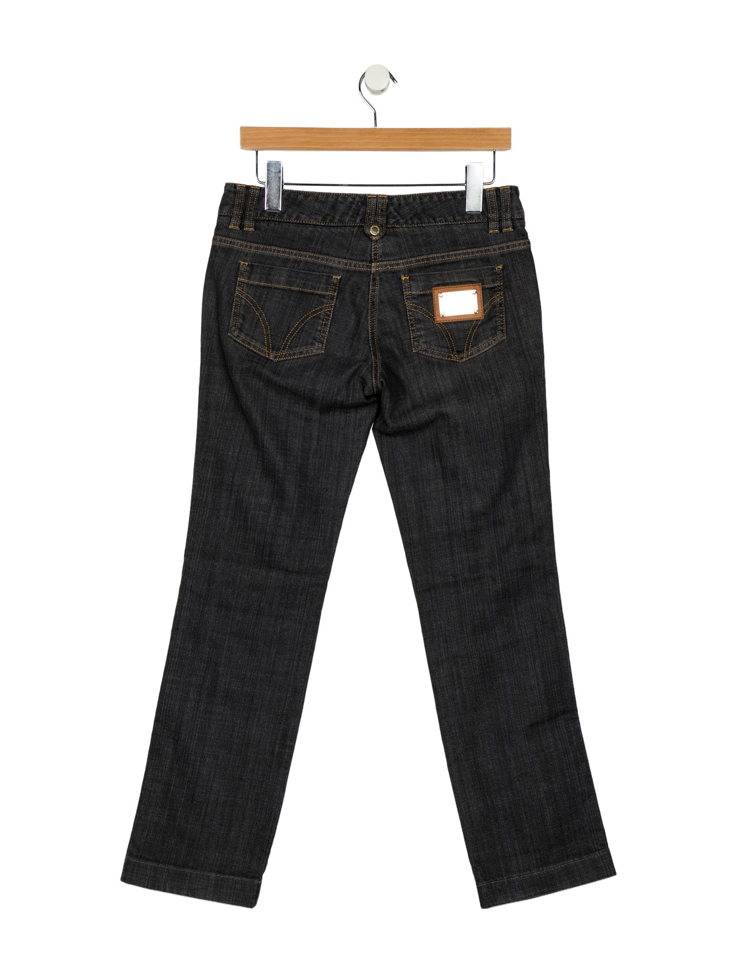 Dolce & Gabbana Low-Rise Straight Leg Jeans