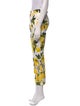 Dolce & Gabbana Printed Straight Leg Pants