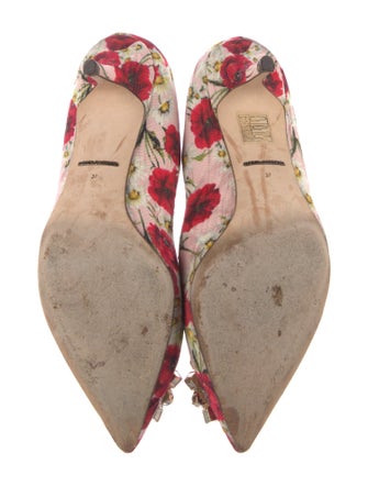 Dolce & Gabbana Mambo Rose Print Pumps