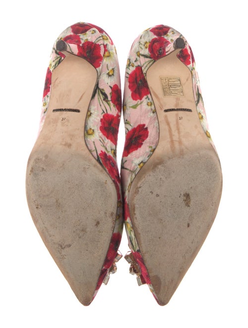 Dolce & Gabbana Mambo Rose Print Pumps