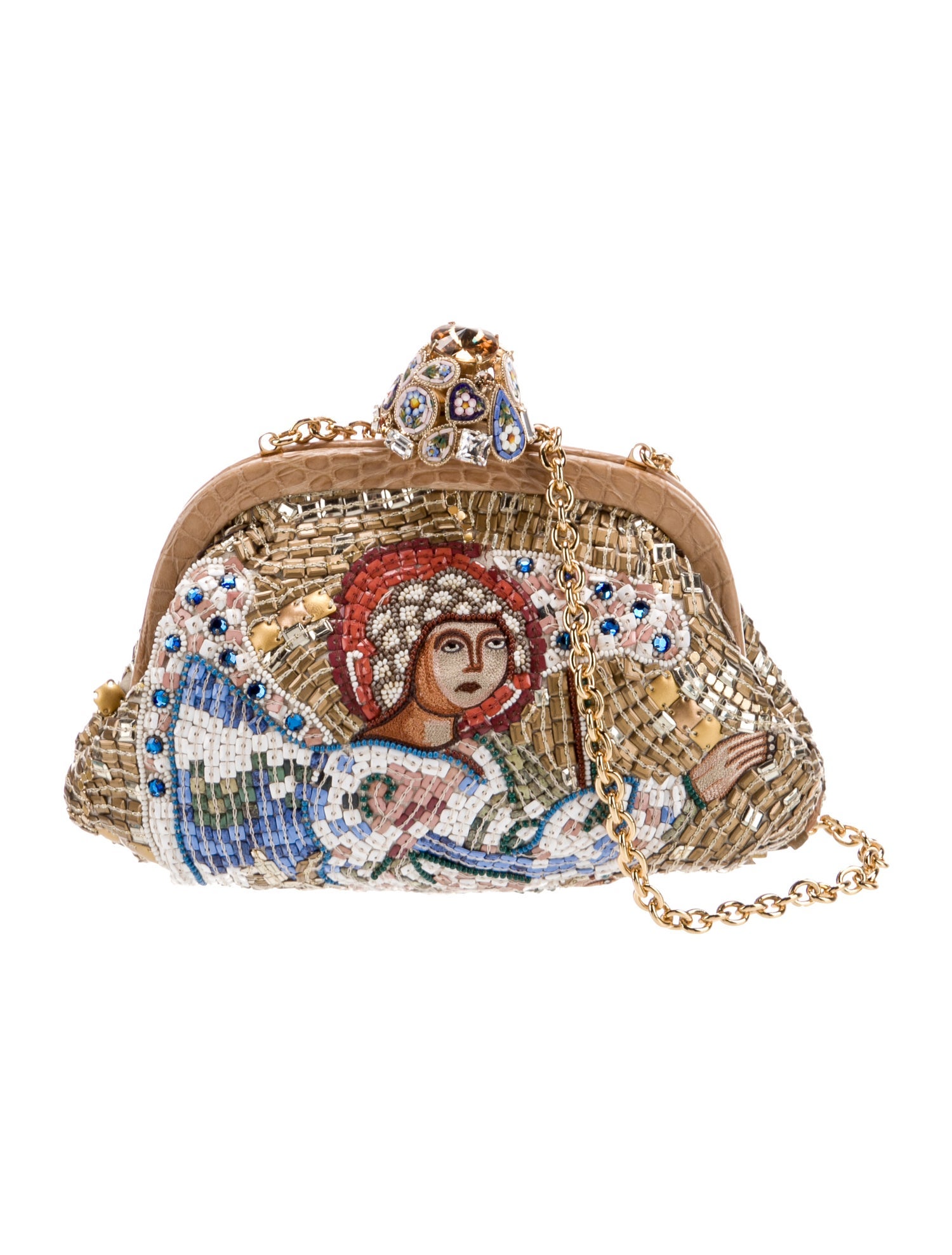 Dolce & Gabbana Sequins Mosaic Minaudière
