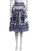 Dolce & Gabbana Printed Knee-Length Skirt