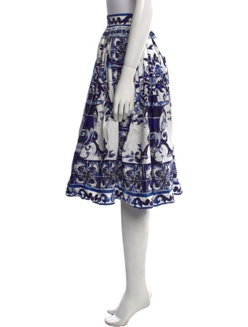 Dolce & Gabbana Printed Knee-Length Skirt
