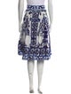 Dolce & Gabbana Printed Knee-Length Skirt
