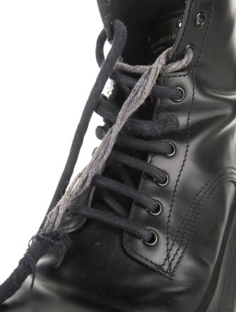 Dolce & Gabbana Leather Combat Boots