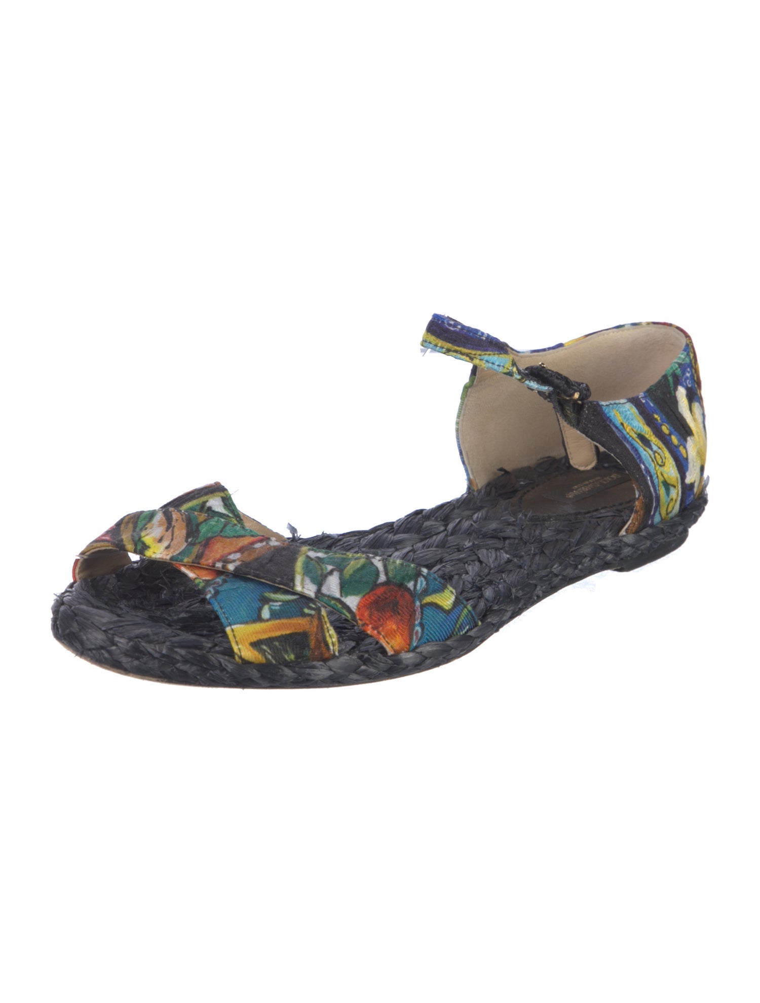 Dolce & Gabbana Majolica Print Sandals
