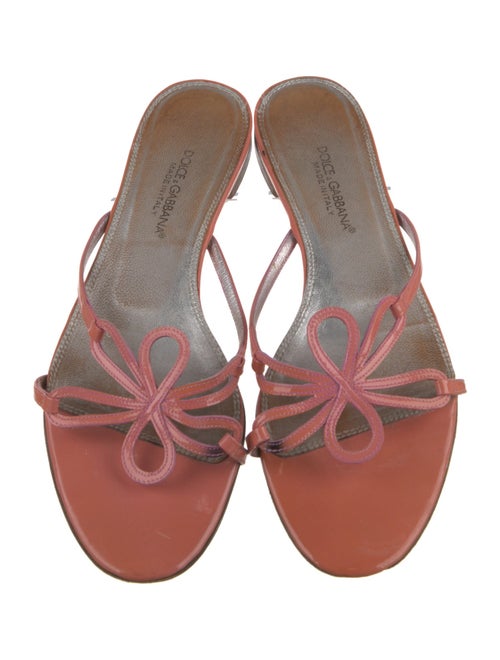 Dolce & Gabbana Patent Leather Slides