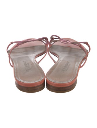 Dolce & Gabbana Patent Leather Slides