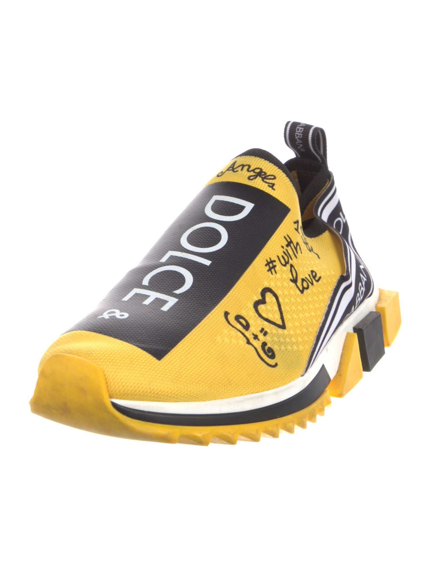 Dolce & Gabbana Printed Sock Sneakers