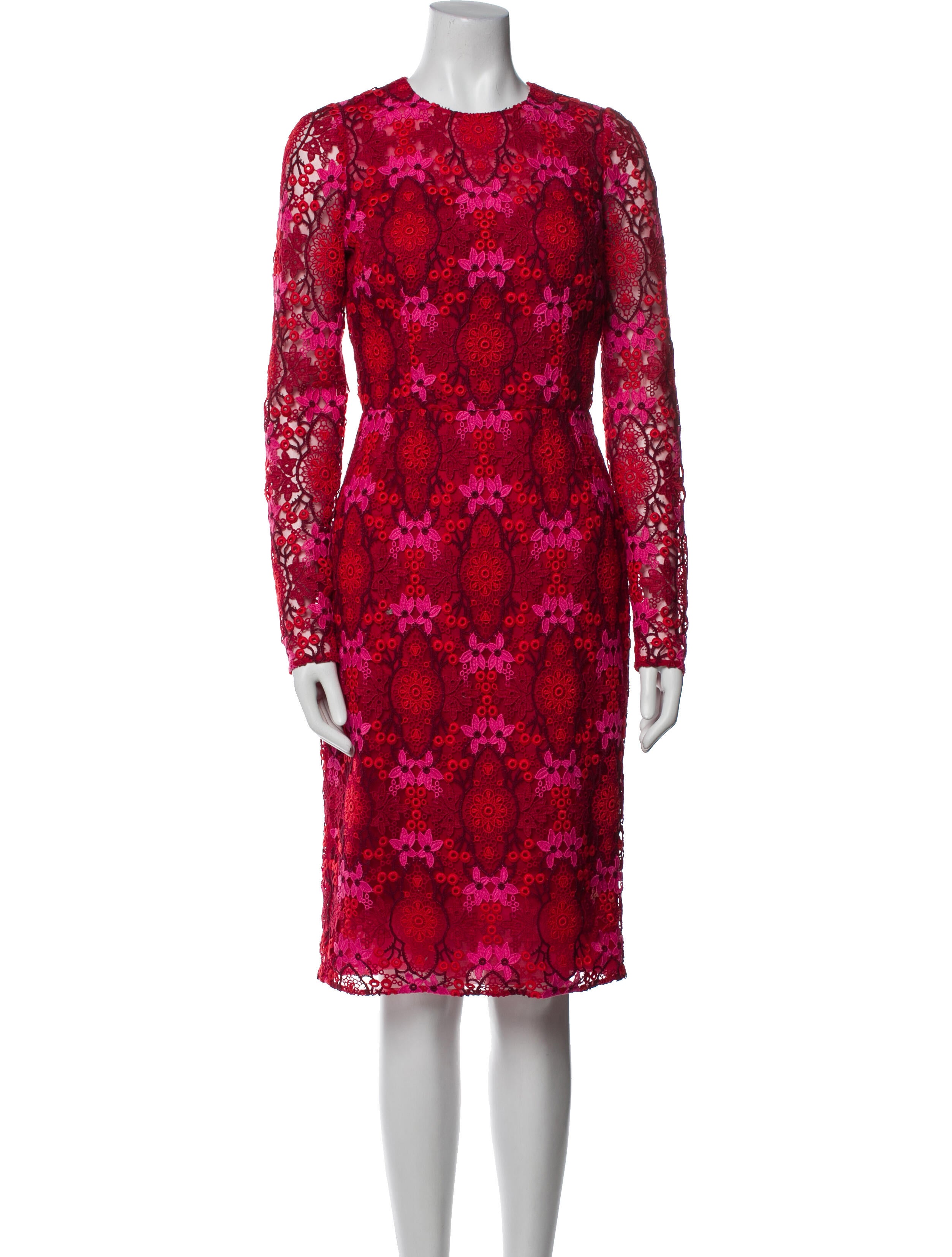Dolce & Gabbana Floral Print Knee-Length Dress