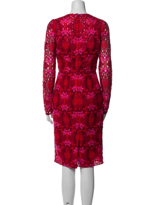 Dolce & Gabbana Floral Print Knee-Length Dress