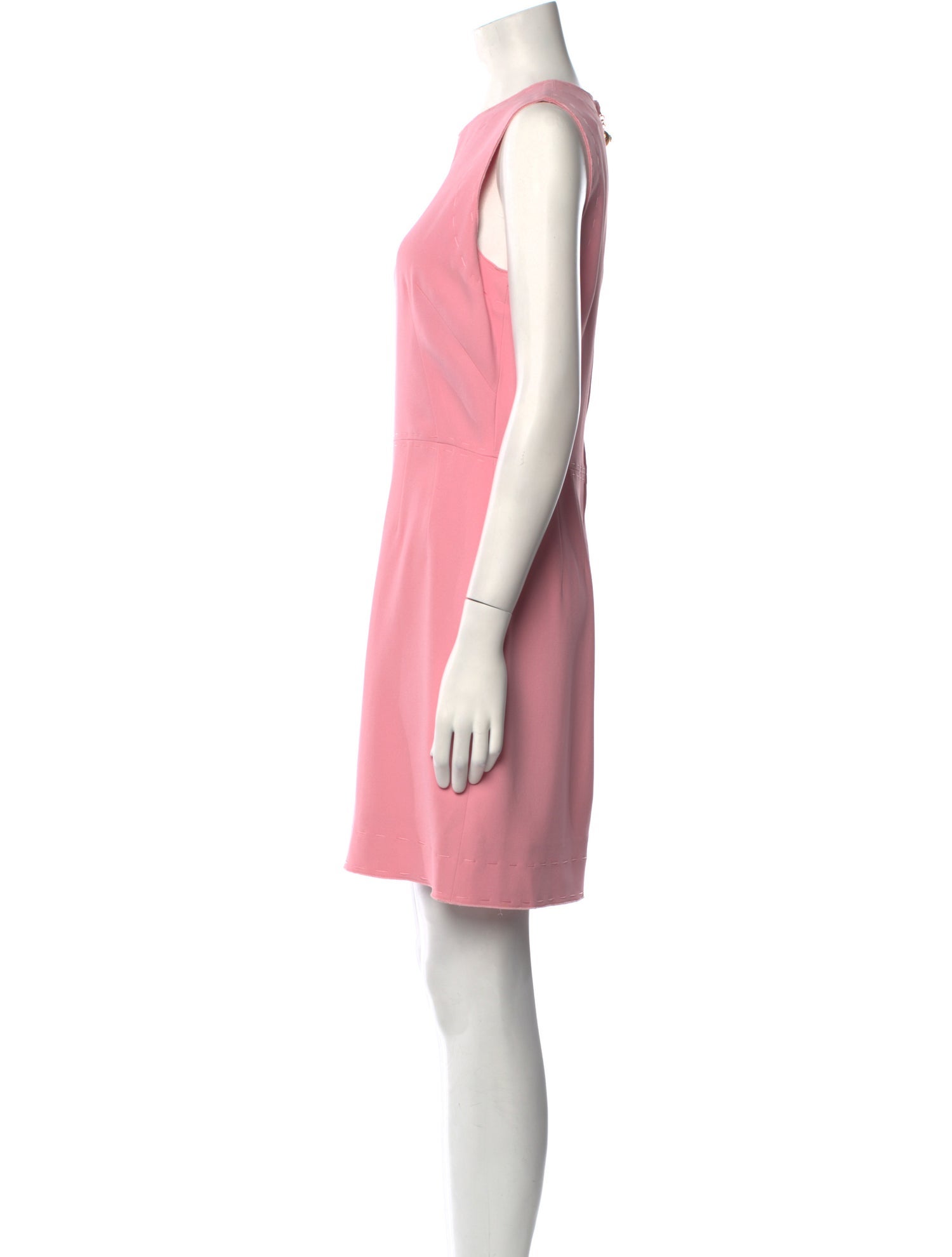 Dolce & Gabbana Crew Neck Mini Dress