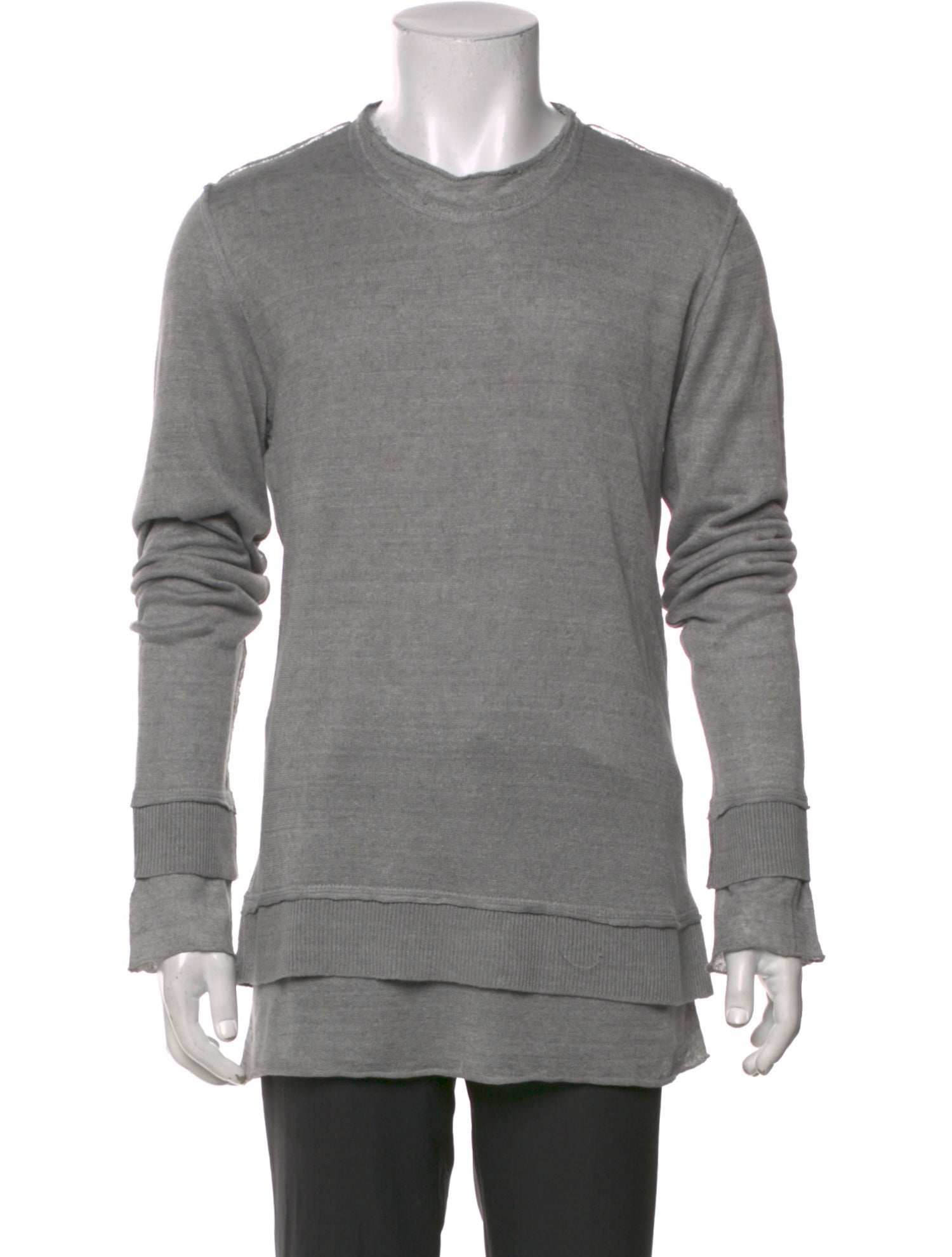 Dolce & Gabbana Linen Crew Neck Pullover