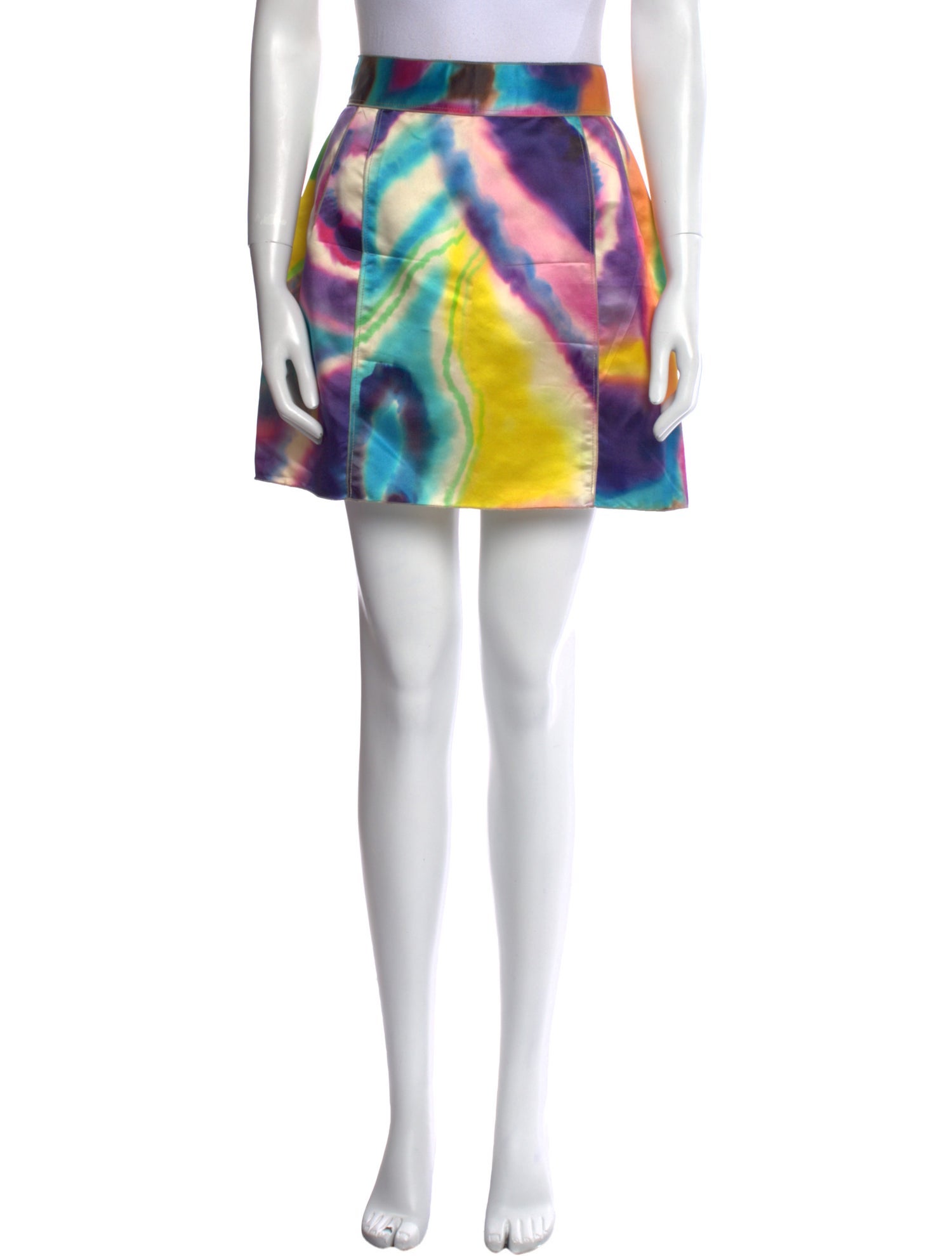 Dolce & Gabbana Silk Mini Skirt