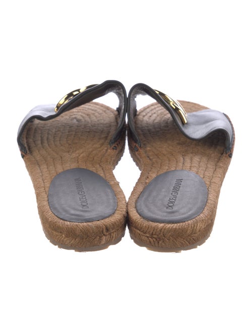 Dolce & Gabbana Leather Slippers