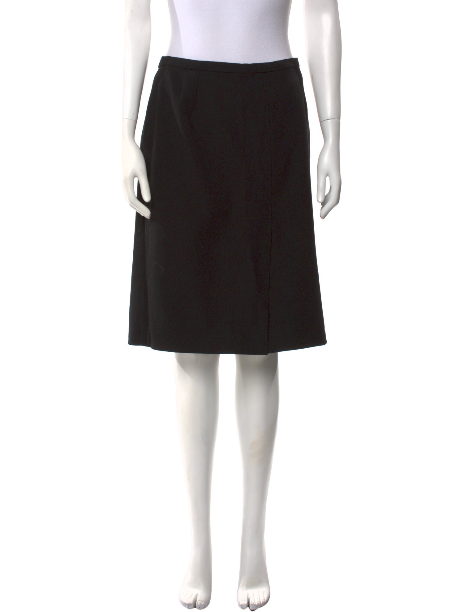 Dolce & Gabbana Virgin Wool Knee-Length Skirt