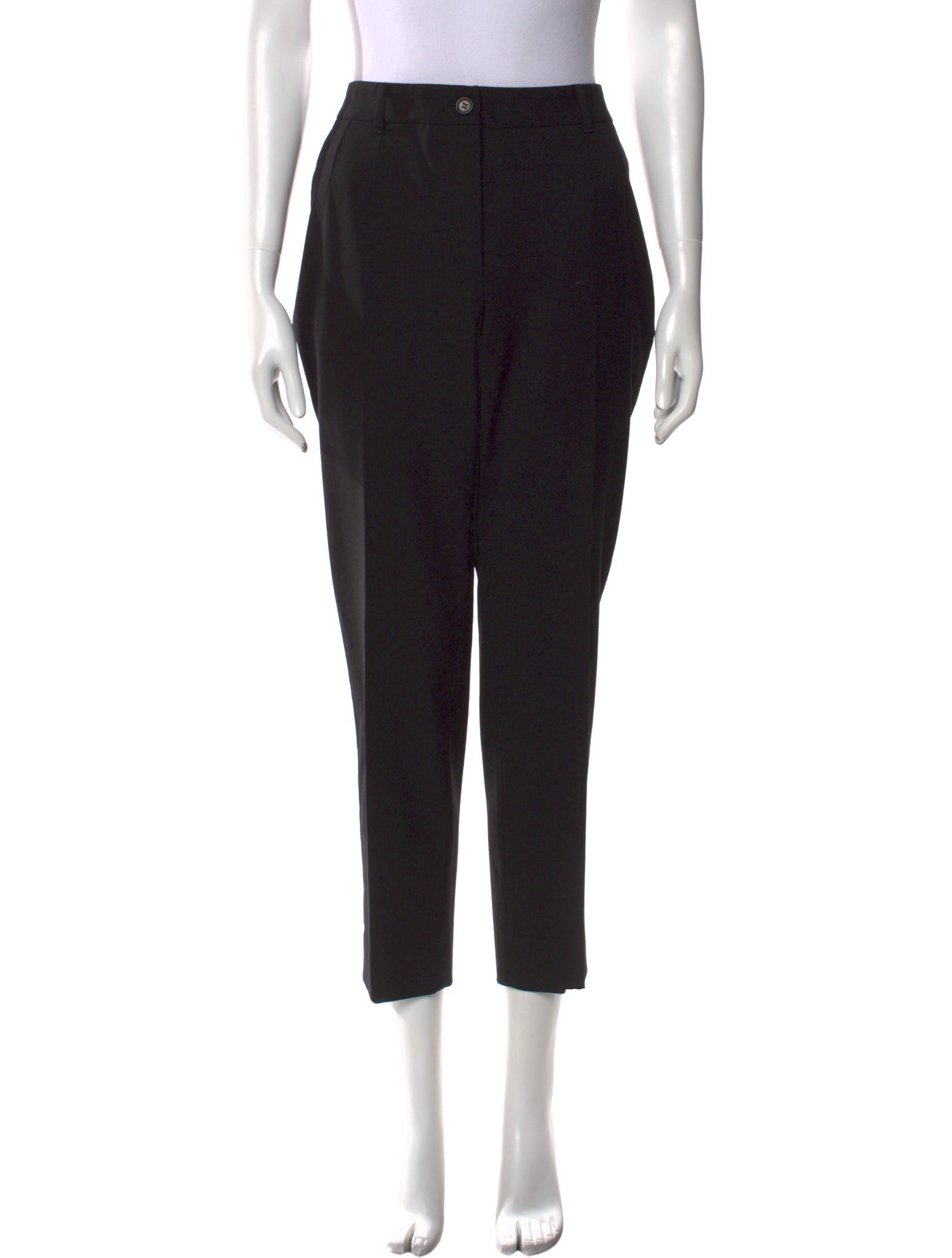 Dolce & Gabbana Virgin Wool Straight Leg Pants