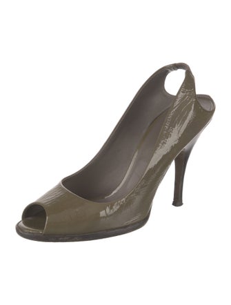 Dolce & Gabbana Patent Leather Slingback Pumps