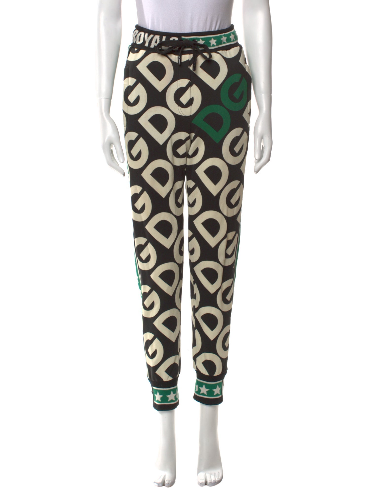 Dolce & Gabbana Printed Skinny Leg Pants