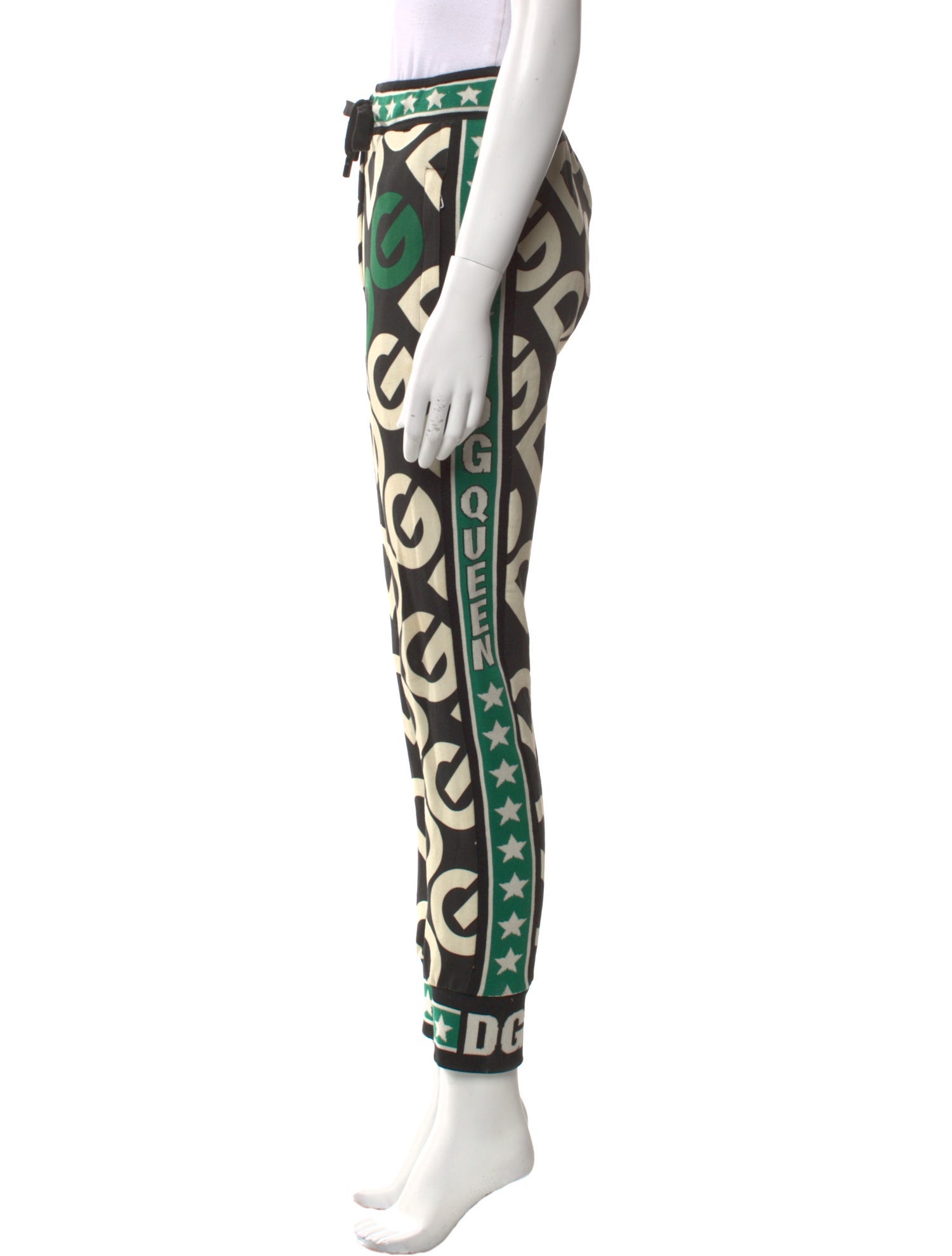 Dolce & Gabbana Printed Skinny Leg Pants