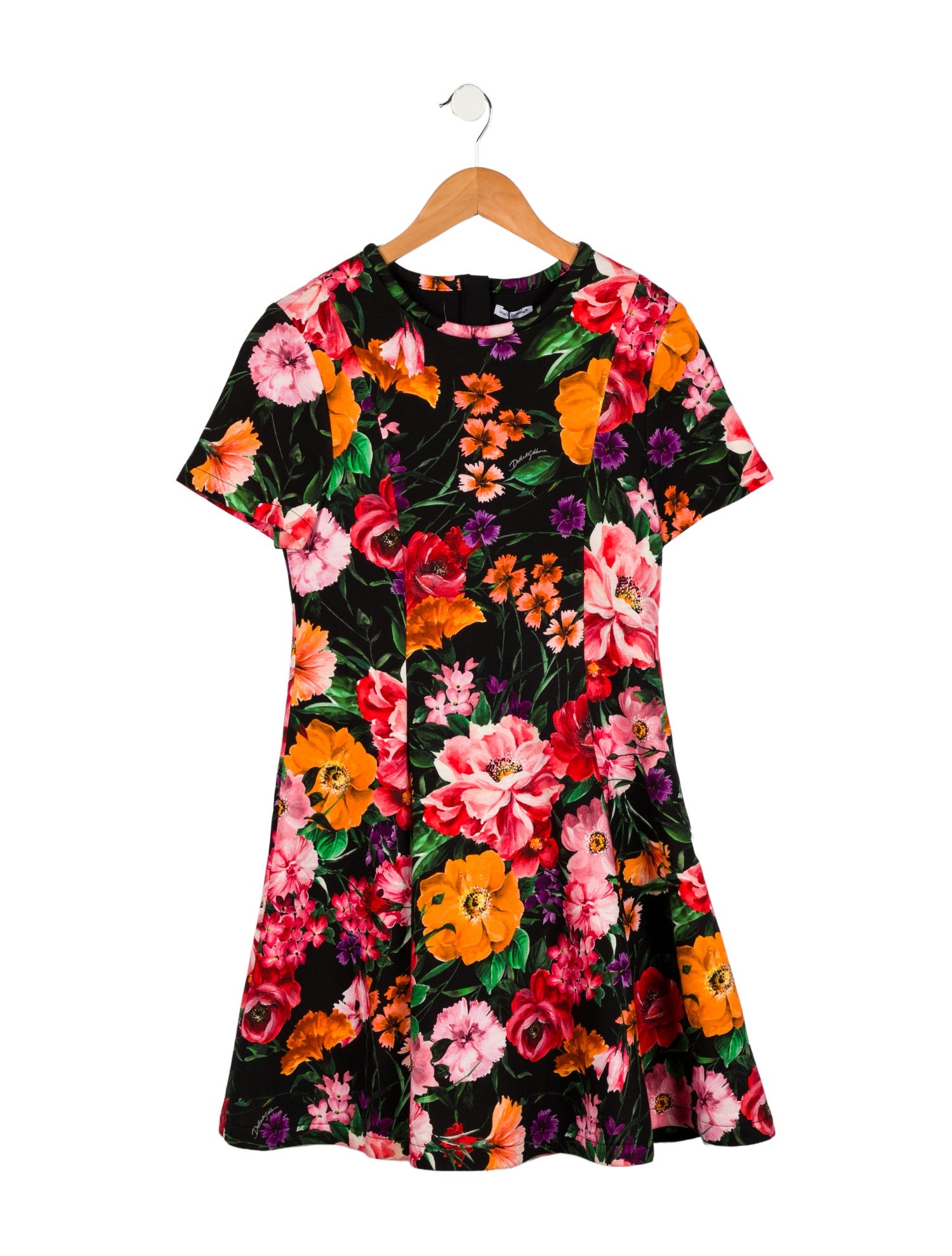 Dolce & Gabbana Girls' Floral Printed Casual Dress w/ Tags