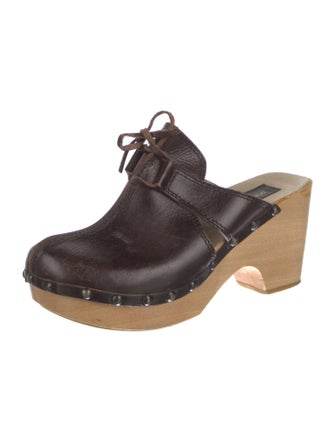 Dolce & Gabbana Leather Mules