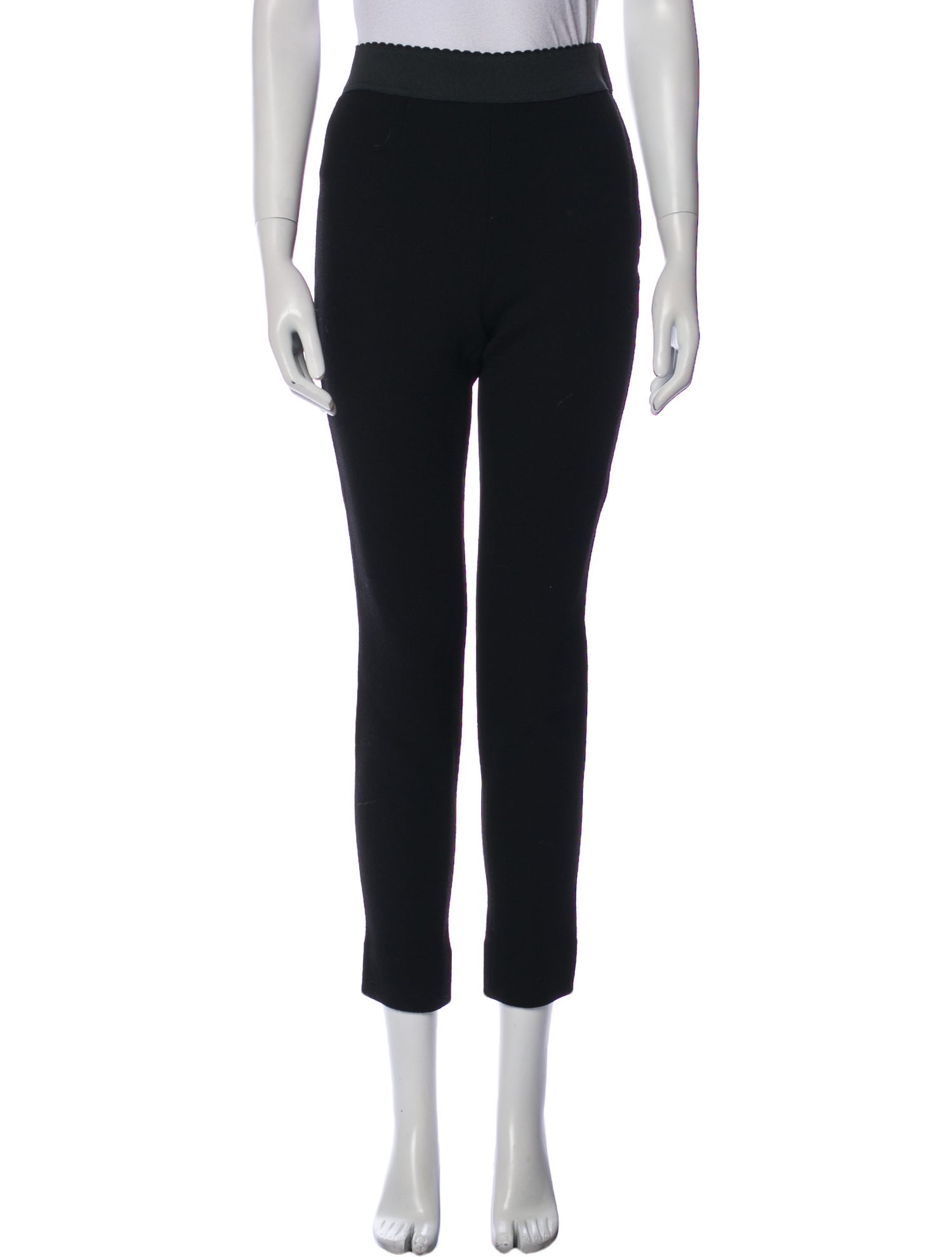 Dolce & Gabbana Wool Skinny Leg Pants