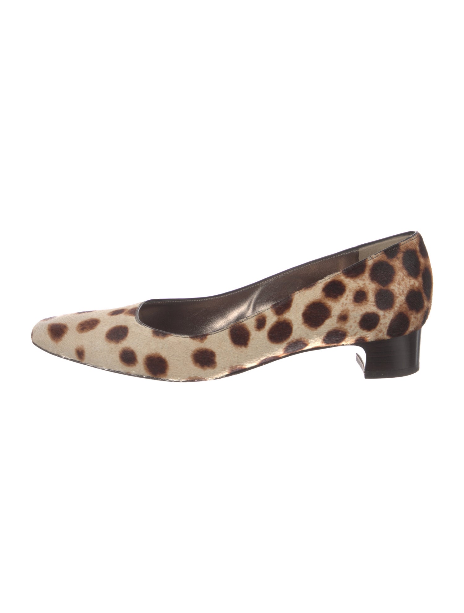 Dolce & Gabbana Ponyhair Animal Print Pumps