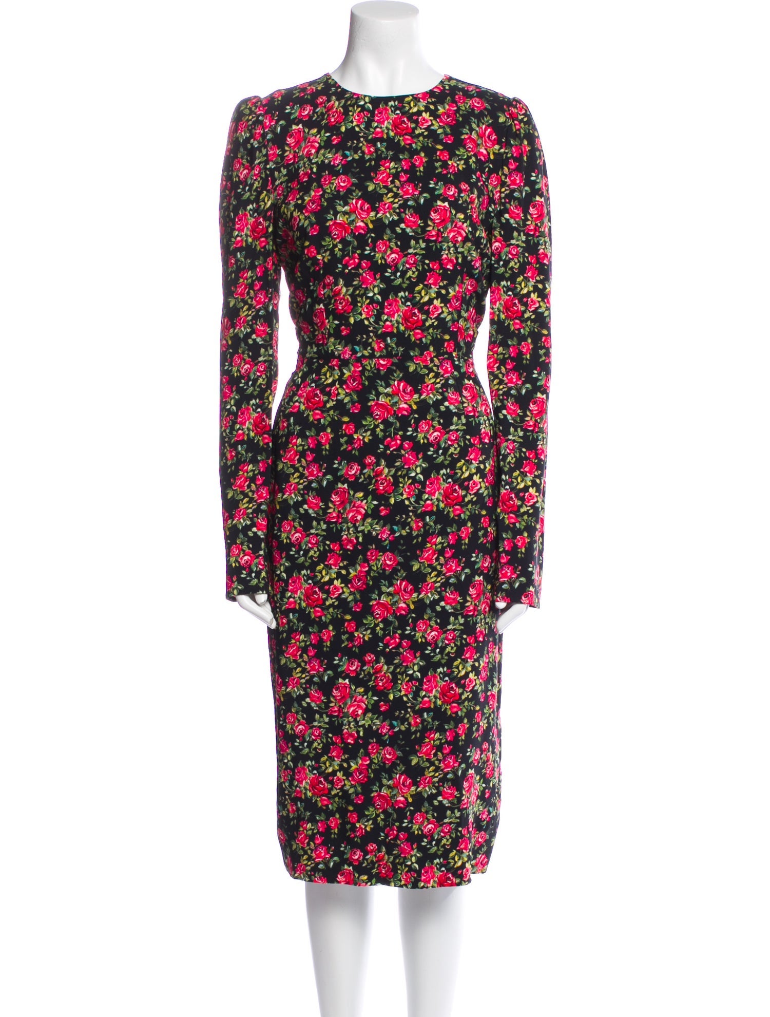 Dolce & Gabbana Floral Print Long Dress w/ Tags