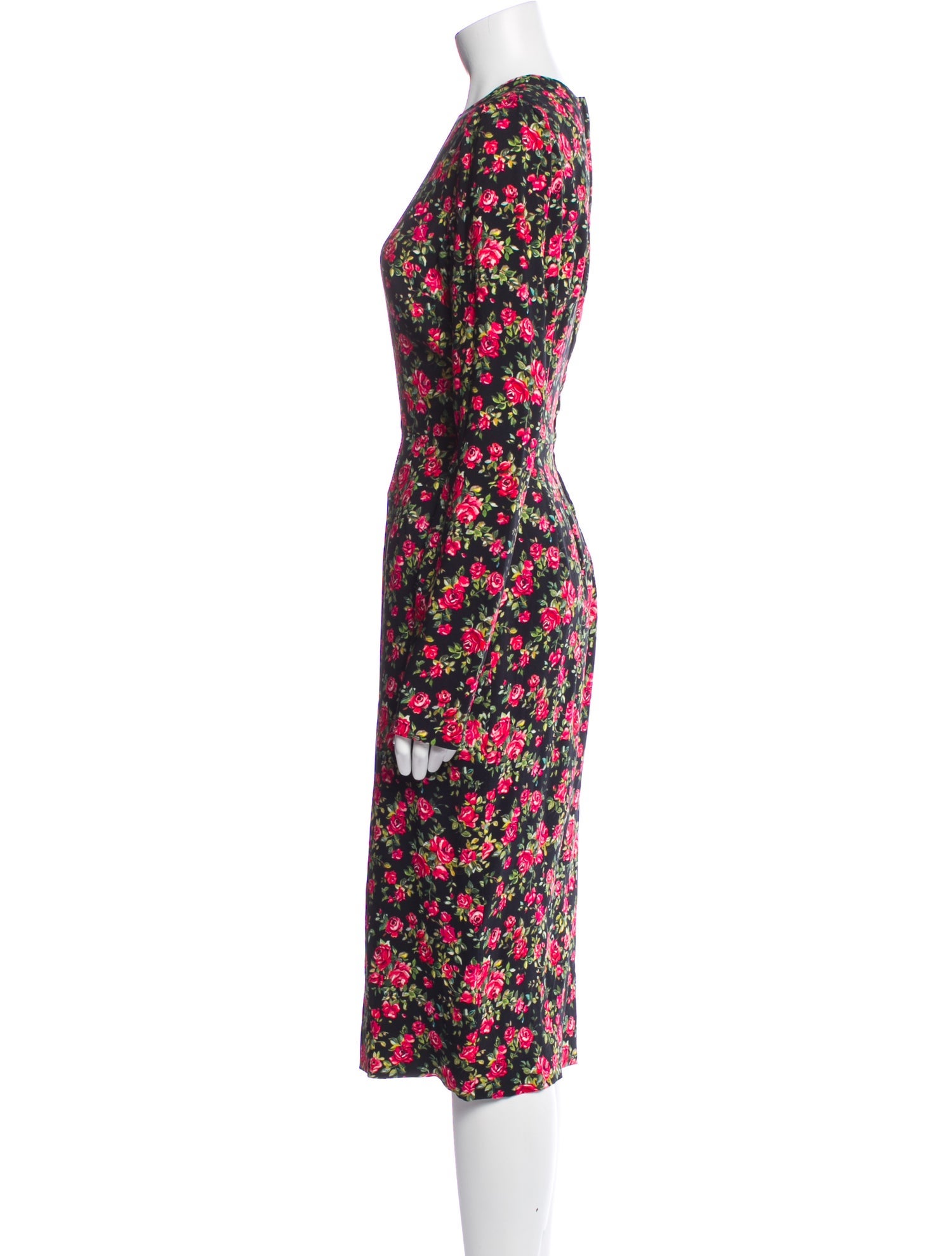 Dolce & Gabbana Floral Print Long Dress w/ Tags
