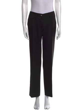 Dolce & Gabbana Virgin Wool Straight Leg Pants