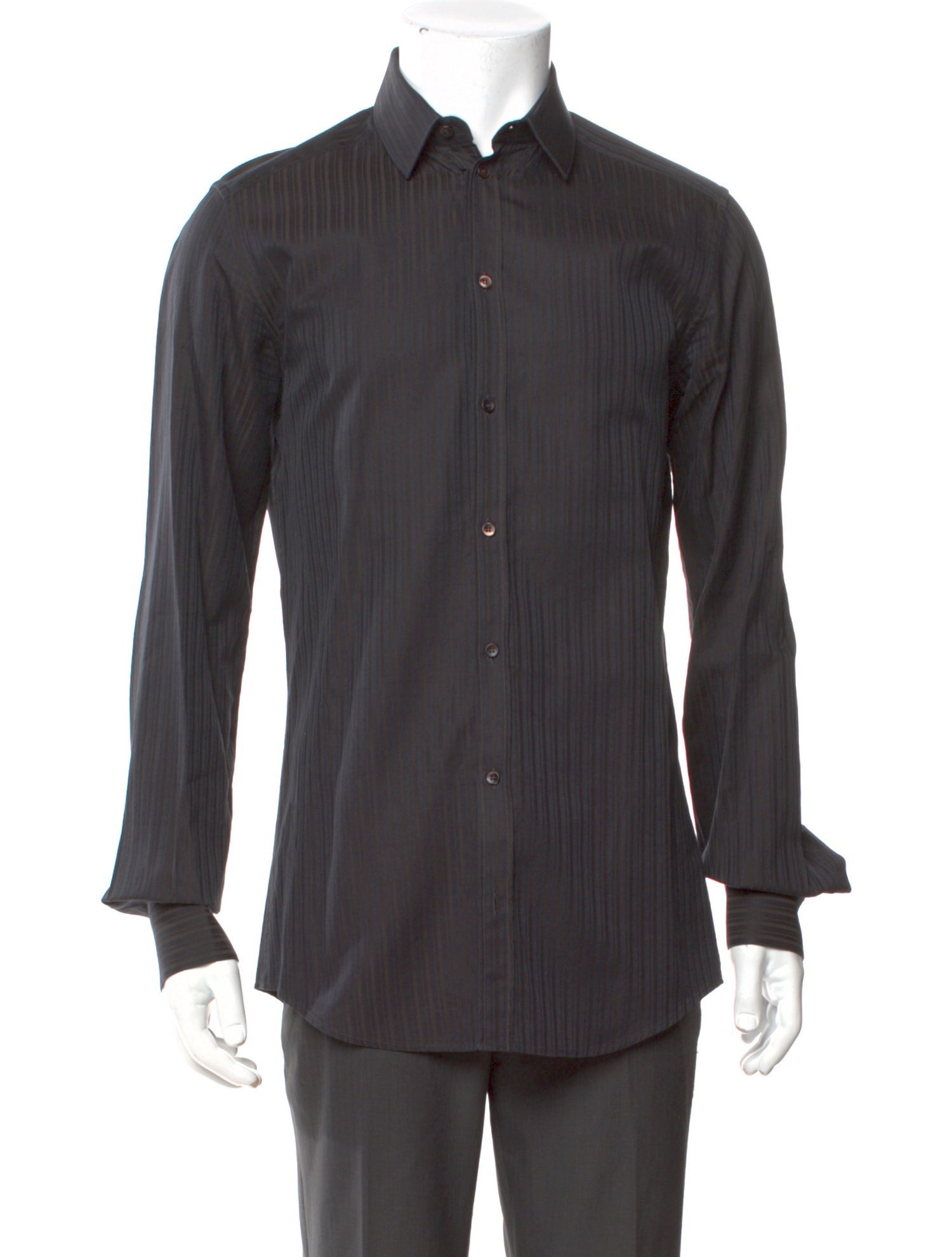 Dolce & Gabbana Striped Long Sleeve Shirt