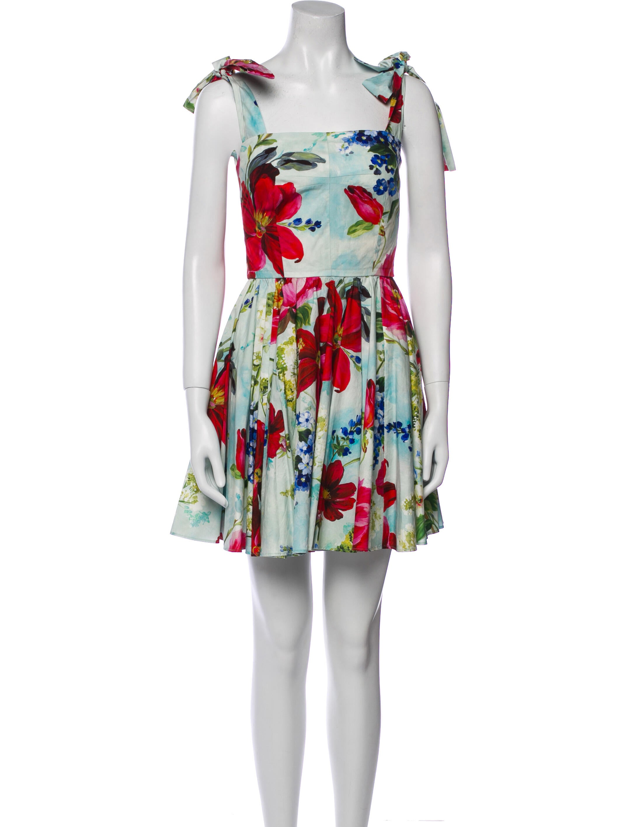 Dolce & Gabbana Floral Print Mini Dress