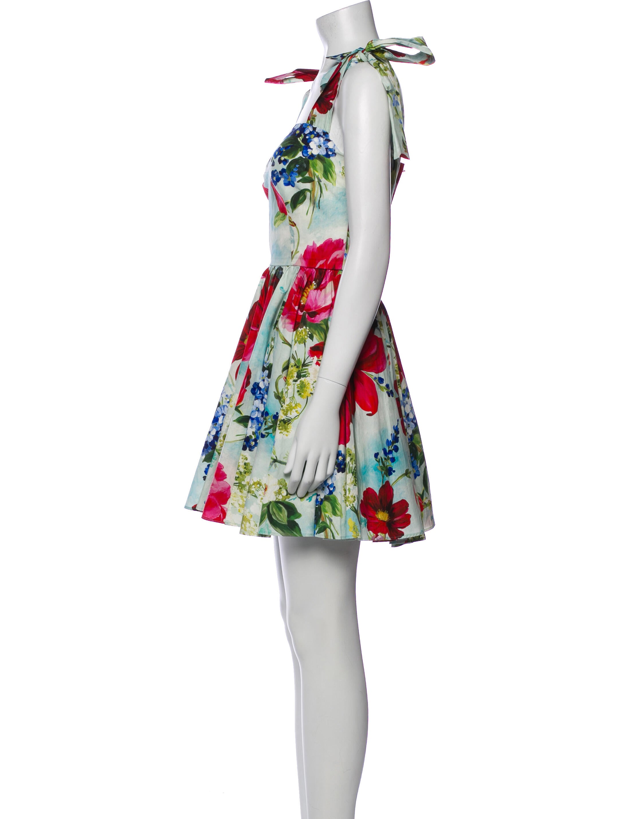 Dolce & Gabbana Floral Print Mini Dress