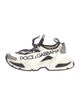 Dolce & Gabbana Leather Printed Chunky Sneakers