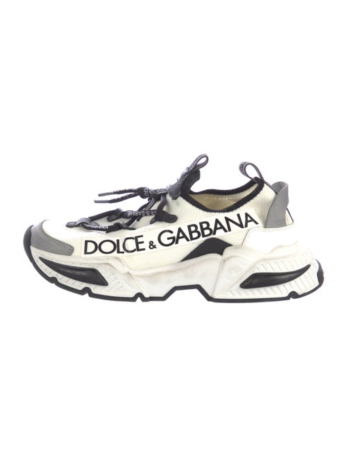 Dolce & Gabbana Leather Printed Sneakers